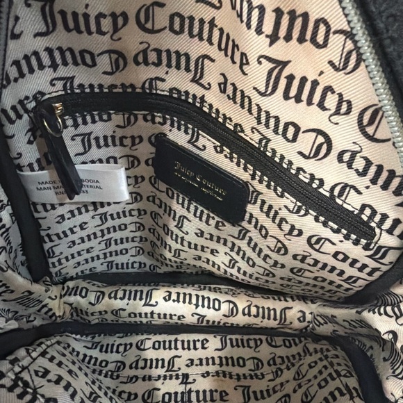 Juicy Couture Black Embossed Backpack main image 4